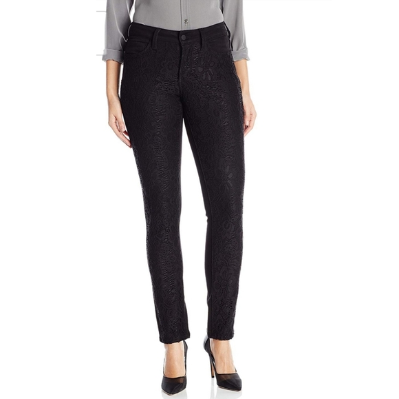 🍃⚘️Nydj Lacey Signature Black Jeans - Picture 2 of 14